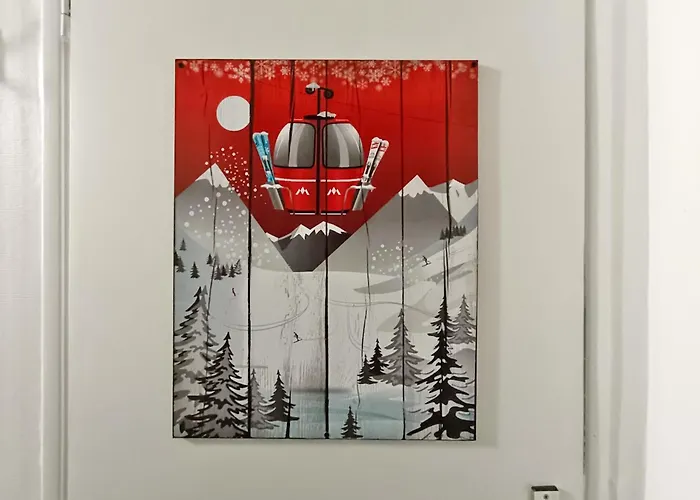 아파트 La Taniere, T2 Duplex, Centre Luchon, 4 Personnes, Wifi, 3eme Etage